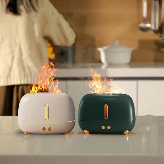 Upgraded Flame Humidifier & Essential Oil Diffuser