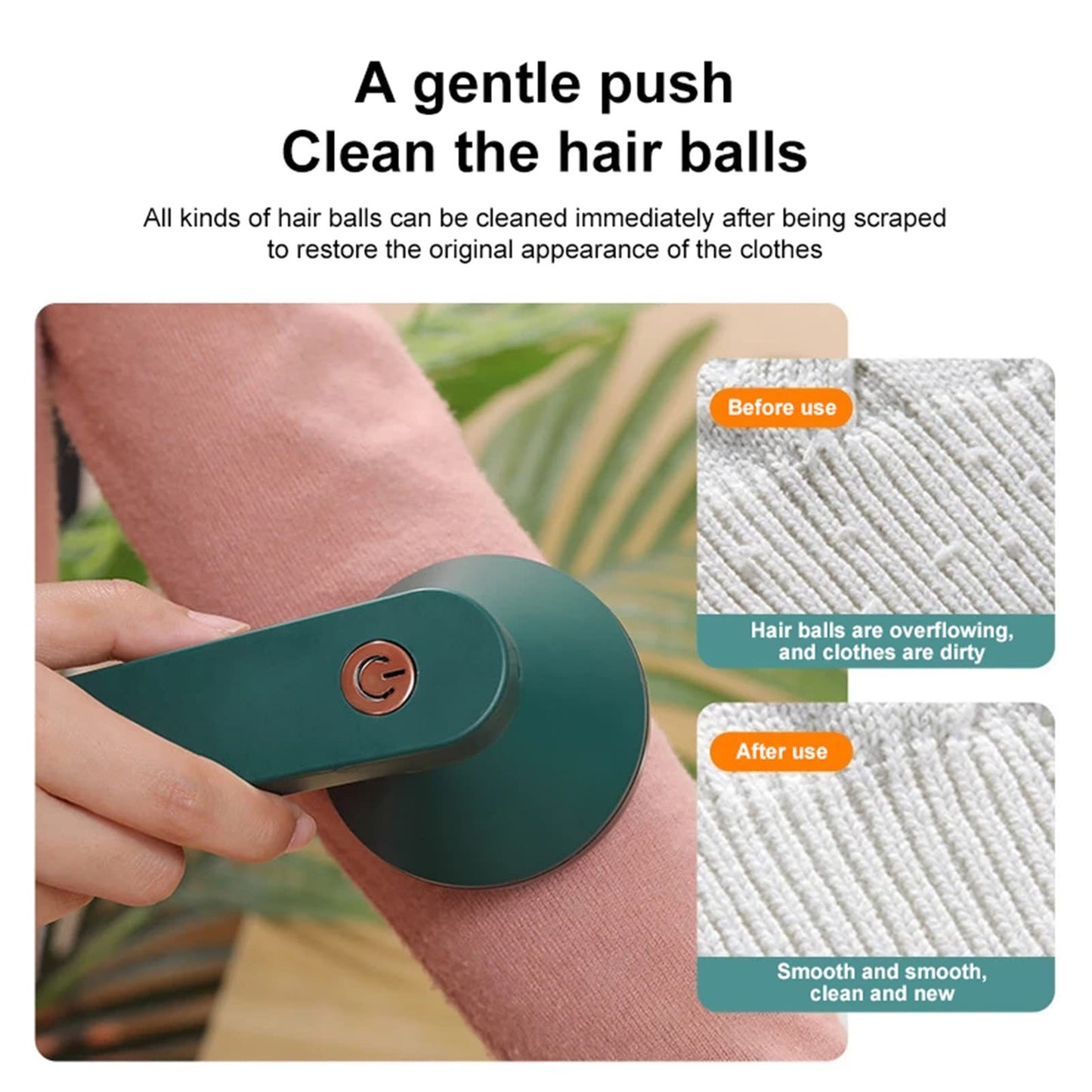 Rechargeable Electric Lint Remover for Clothing