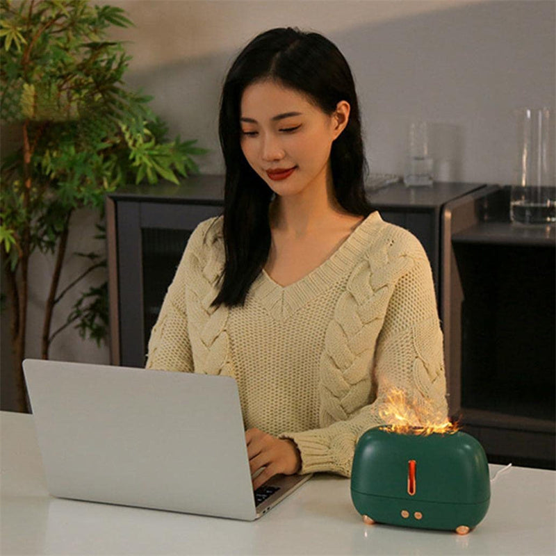 Upgraded Flame Humidifier & Essential Oil Diffuser