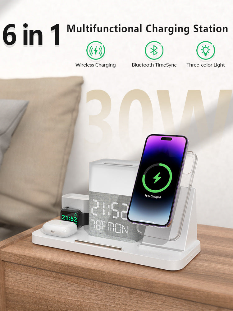 6-in-1 Wireless Charging Set Touch Night Light